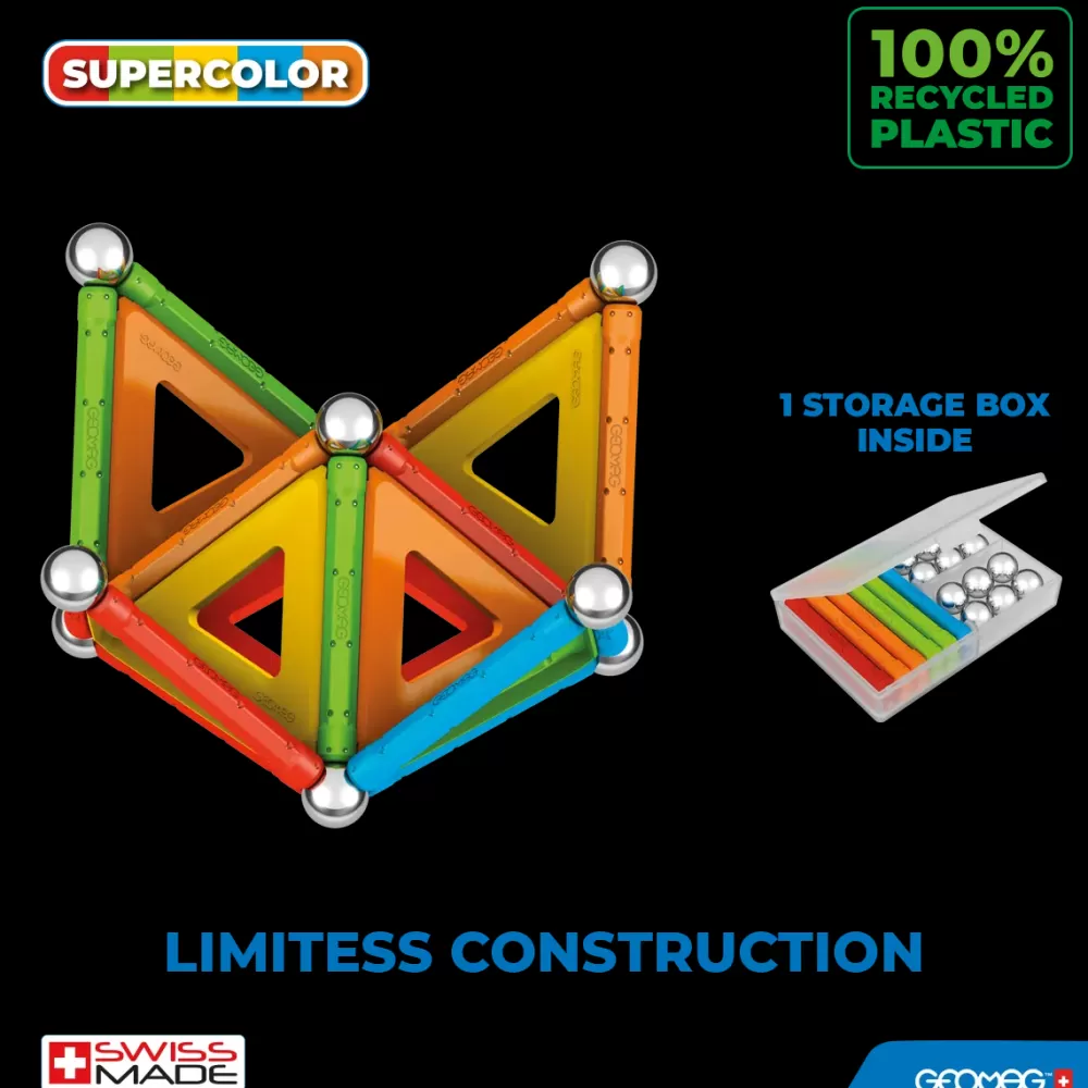 Hot 378 Supercolor Panels Recycled 52 Pcs Giochi Stem