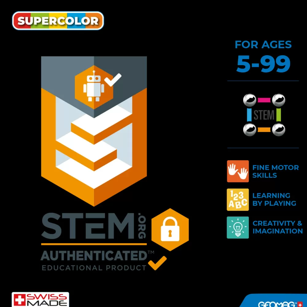Hot 378 Supercolor Panels Recycled 52 Pcs Giochi Stem
