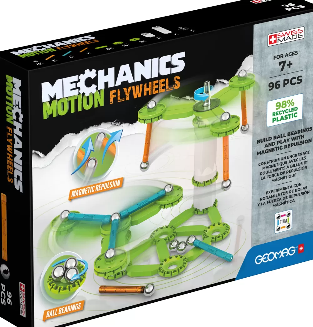 Best 756 Mechanics Motion Recycled Flywheels 96 Pcs Giochi Stem