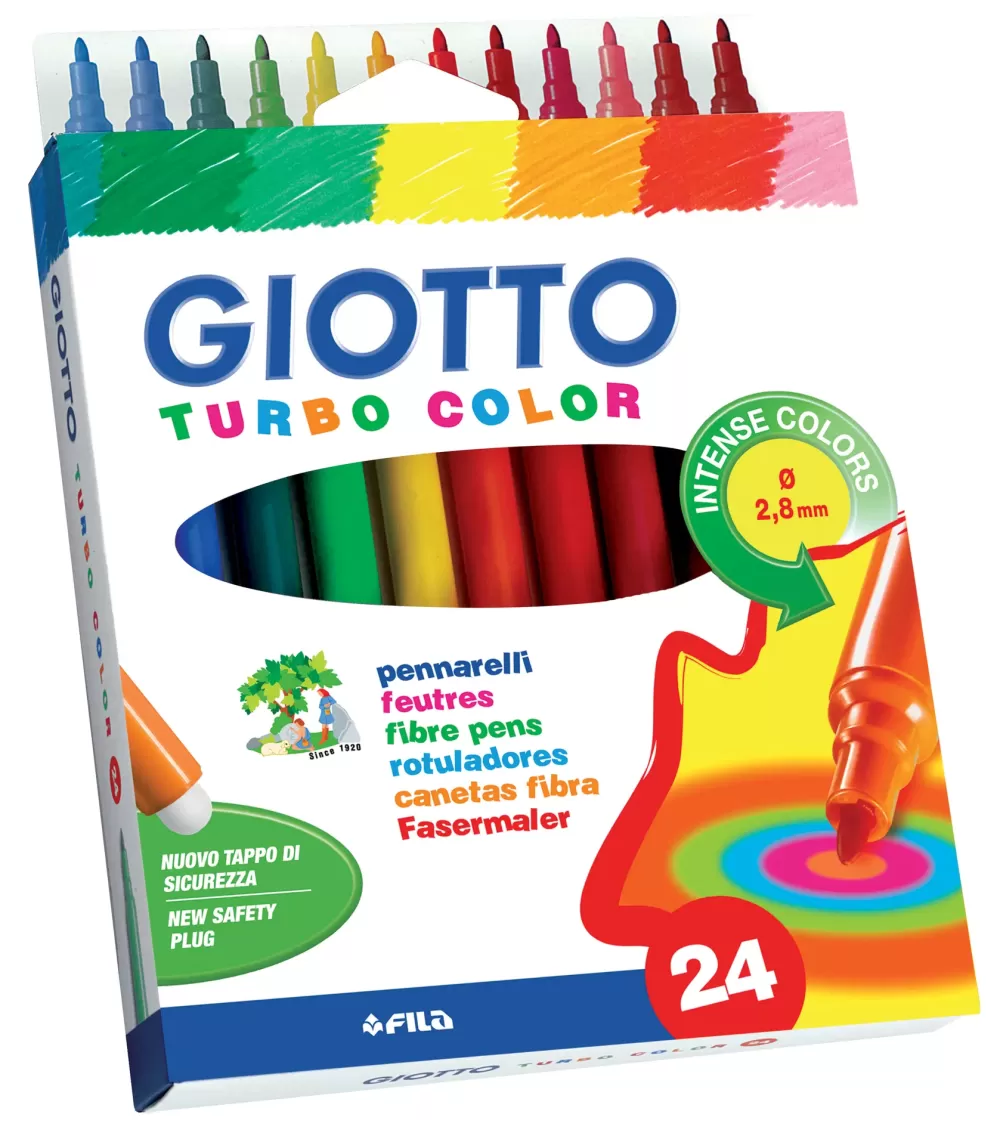Discount Ast Turbo Color 24 Pz Cancelleria E Accessori