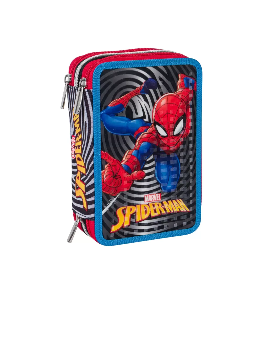 Best Astuccio 3 Zip Spider-Man The Greatest Hero 3 Scomparti Con Cerniera Scuola