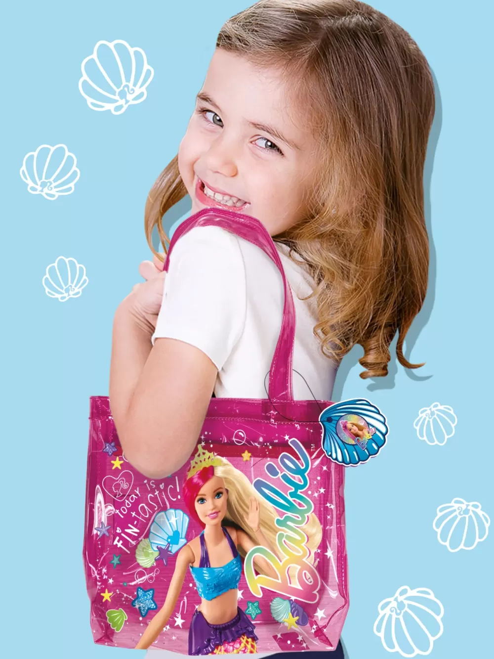 Store Barbie Sand Beach 500 G In A Shopper Summer Bag Mosaici, Sabbia, Glitter