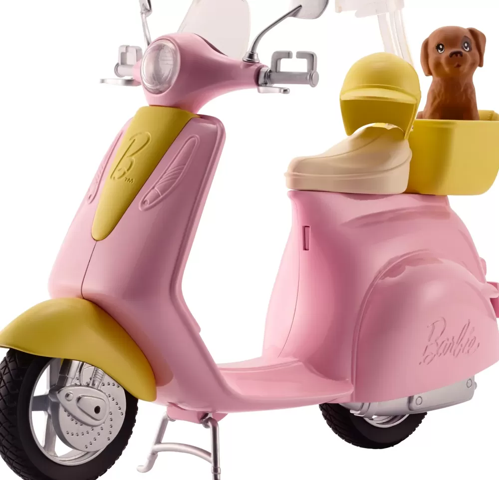 Cheap Scooter & Cagnolino, Con Cucciolo E Casco Inclusi Camper E Veicoli Per Bambole