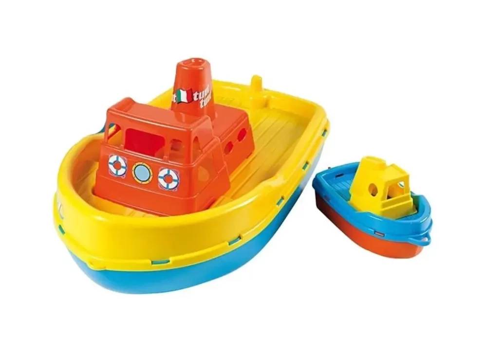 Flash Sale Barca Galleggiante. Gioco Spiaggia Con Piccola Barca. 2 In 1 Giocattoli Mare