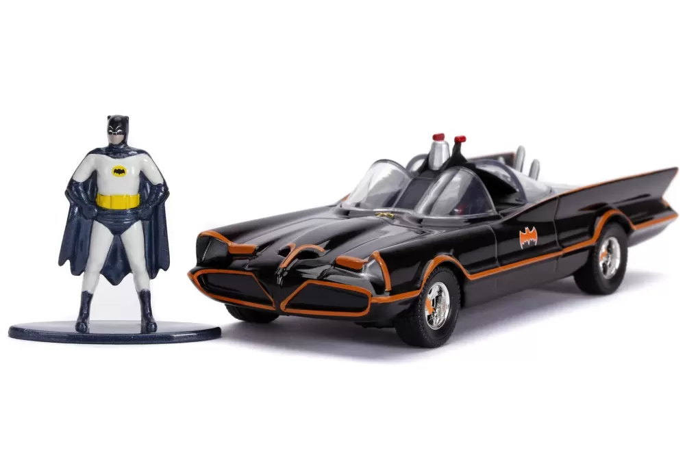 Outlet 1966 Classic Batmobile 1:32 Con Personaggio Modellini Veicoli In Scala