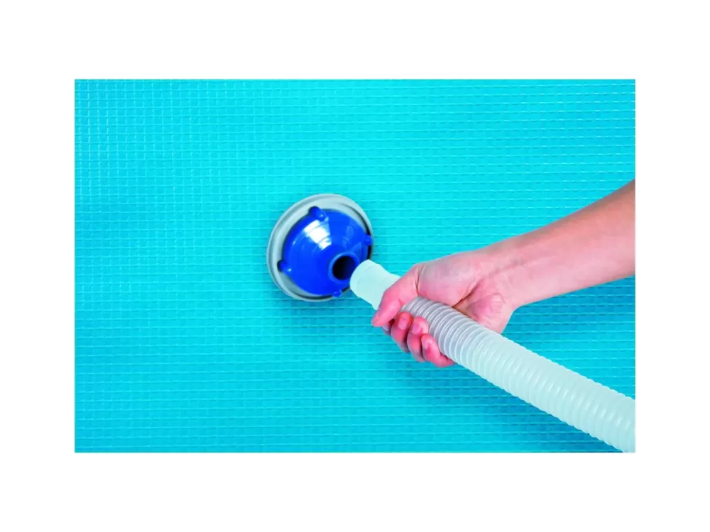 Sale Aspiratore Funziona Con Pompe Da 2.006 Lt/H E Superiori, Tubo Da Mt. 6 E Mm. 32 Di Diametro Incluso, Ideale Per Tutte Le Piscine, Asta In Alluminio In 4 Sezioni, 3 Adattatori Piscine Da Giardino
