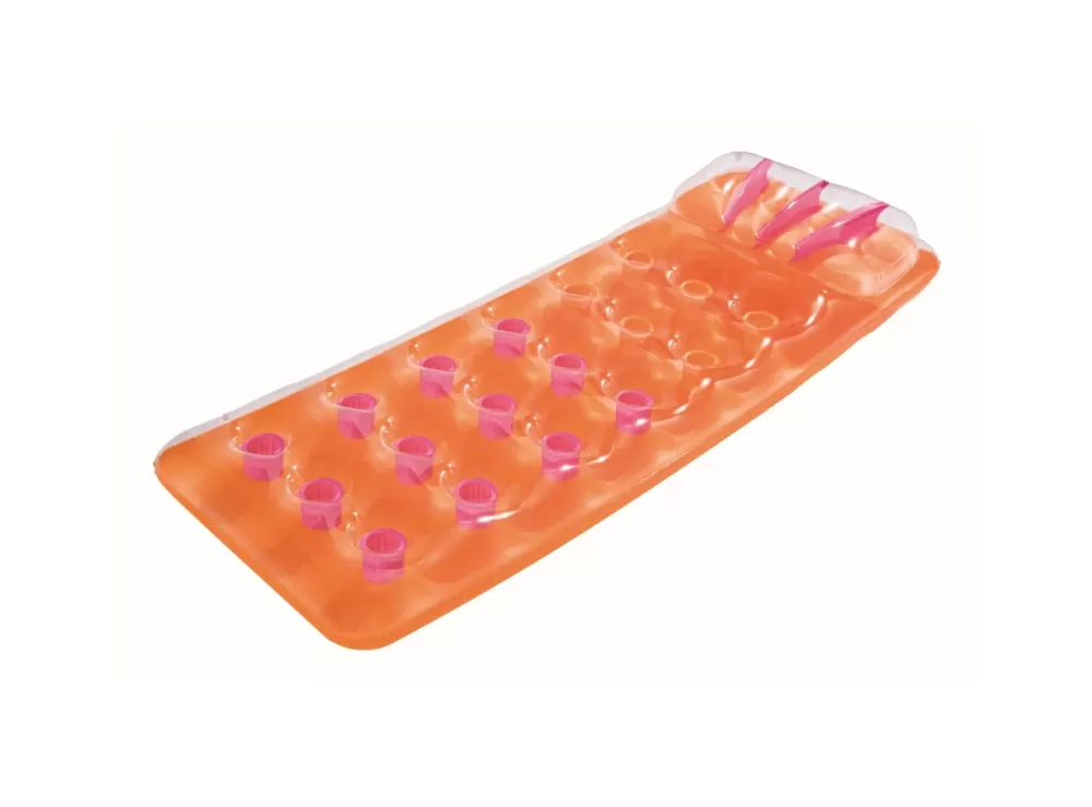 Clearance Materassino 18 Buchi Con Cuscino 188X71 Cm, 3 Colori Assortiti Gonfiabili Per Bambini