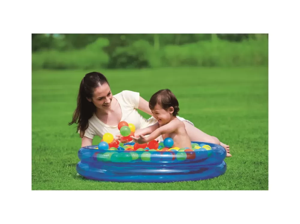 Outlet Piscina Baby Cm. 91X20, Include 50 Palline Gonfiabili Per Bambini