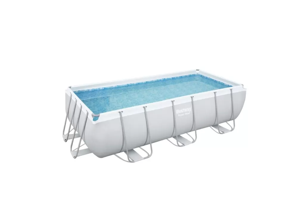 Cheap Piscina Power Steel Frame Rettangolare Cm. 404X201X100 Piscine Da Giardino