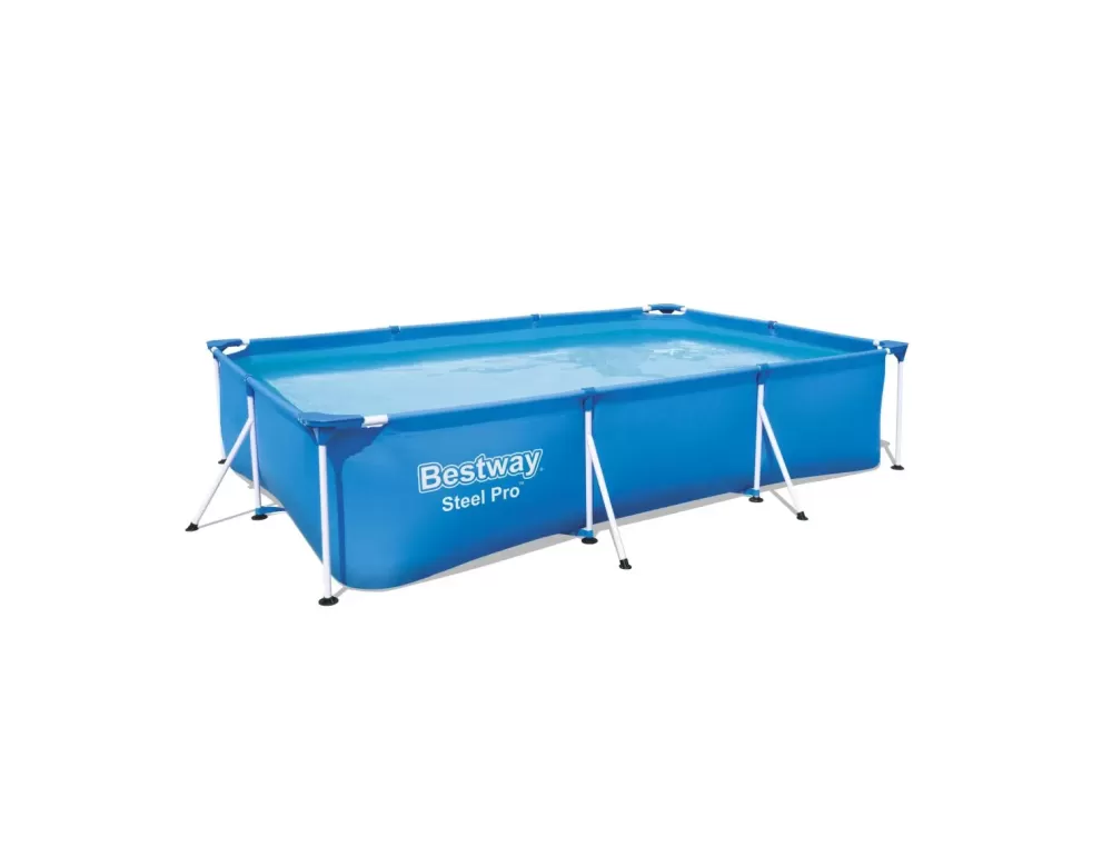 Cheap Piscina Steel Pro Frame Rettangolare 300X201X66 Cm Piscine Da Giardino