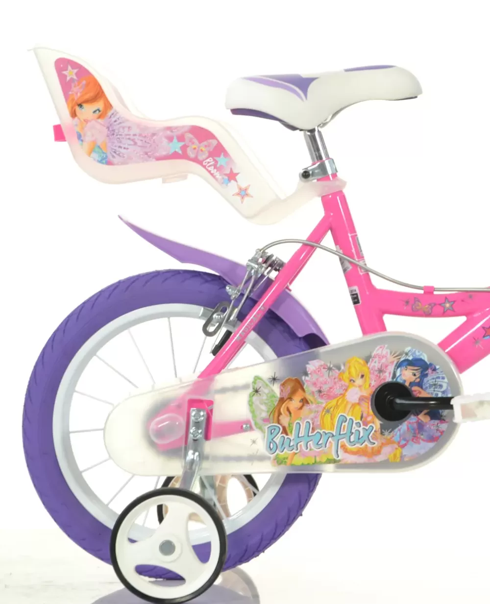 Best Sale Bicicletta 14" Con Portabambola, Freno E Cestino Anteriore Adatta Per Bambini Dai 5-7 Anni Biciclette Per Bambini