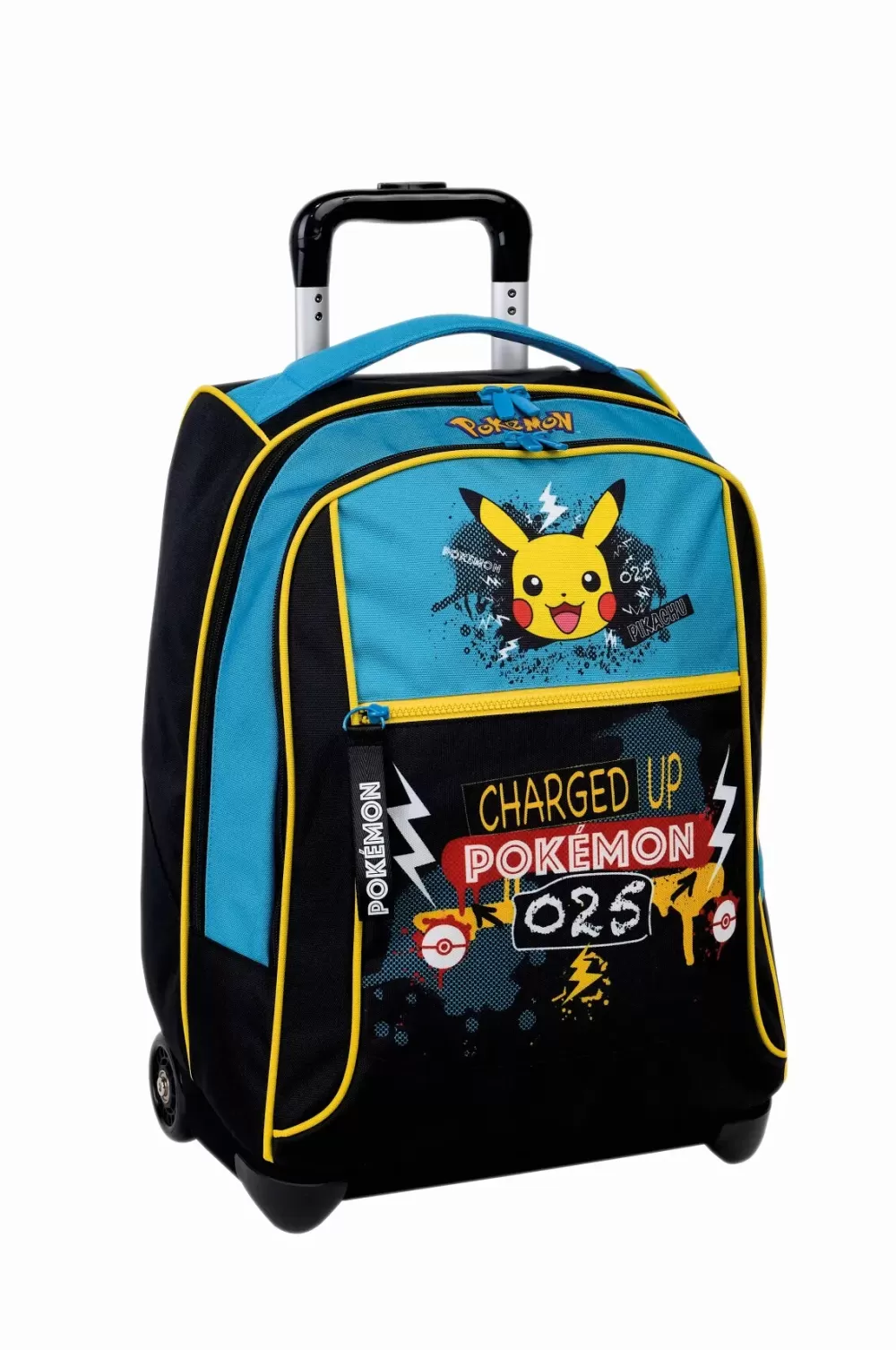 Flash Sale Big Trolley Pokemon #025 Doppio Scomparto Con Tasca Frontale Scuola