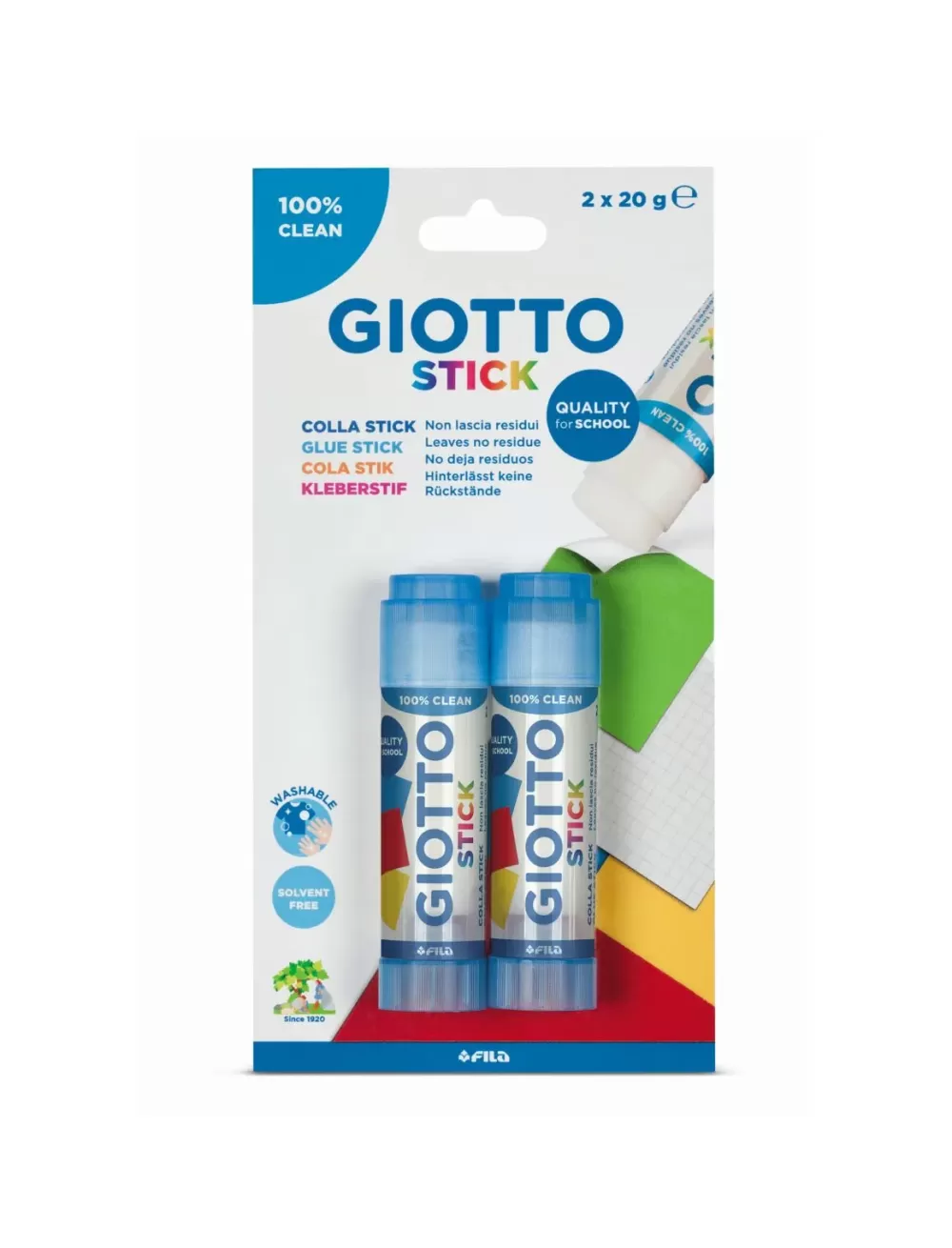 Store Bl Colla Stick 2 X 20 Gr Cancelleria E Accessori