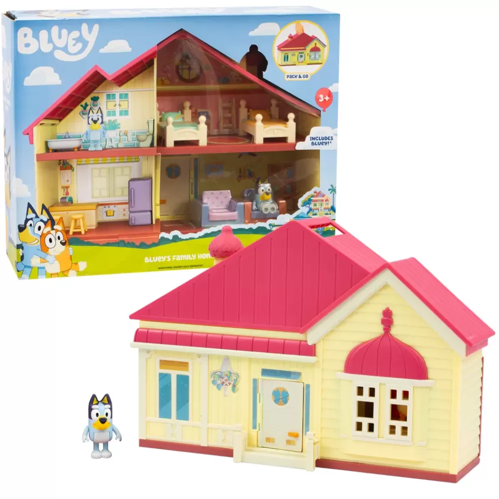 Outlet Bluey Casa Playset Con Personaggio Bluey 7 Cm Incluso Mondi Immaginari