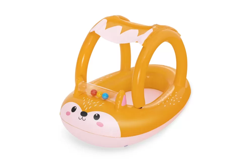 Cheap Canottino Volpe Con Copertura Cm. 85 58 Con Velcro Per Facilitare Entrata E Palline Scorreveli Gonfiabili Per Bambini
