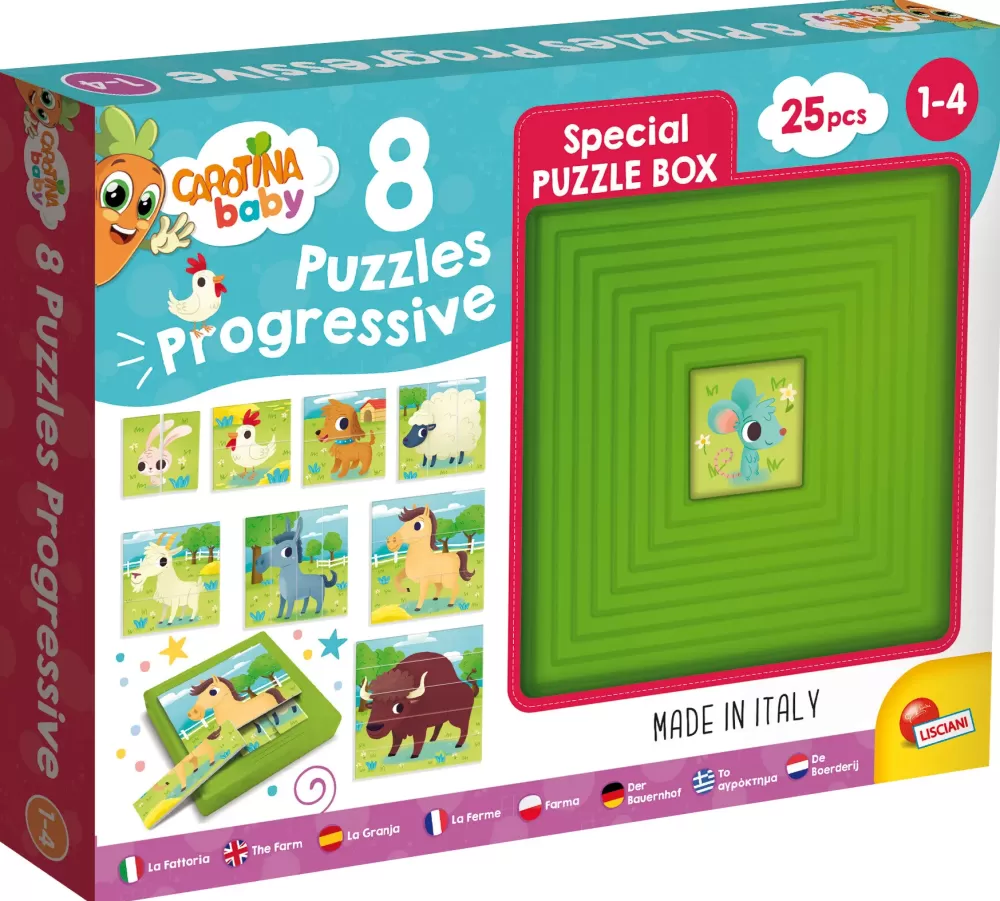 Best Carotina Baby 9 Progressive Puzzle Fattoria Primi Apprendimenti