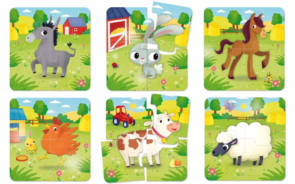 Store Carotina Baby Puzzle La Fattoria Puzzle Per Bambini