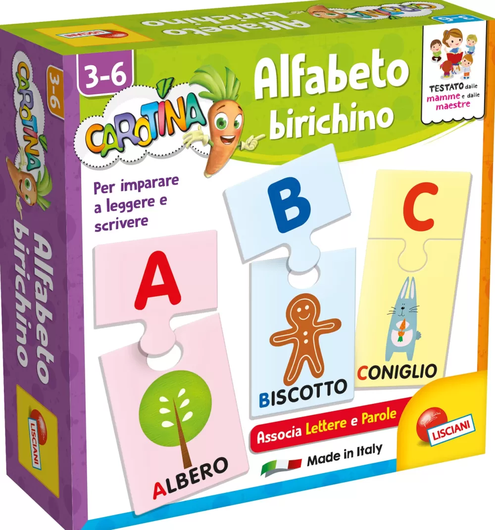 Online Carotina Quadrotte Alfabeto Birichino Primi Apprendimenti