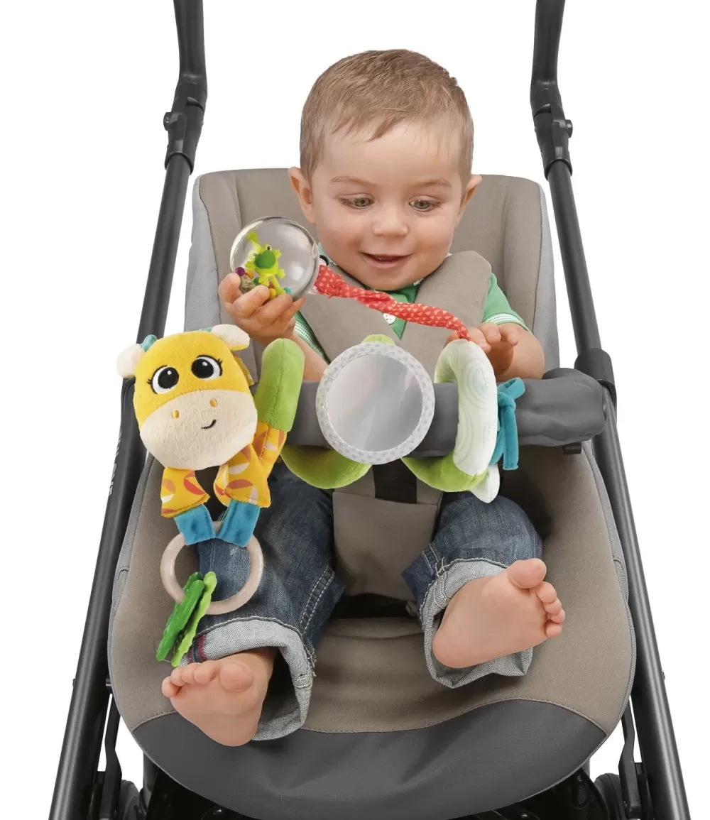 Flash Sale Fune Passeggio Mrs Giraffa, Baby Sense&Focus Giochi Per Passeggino E Culla