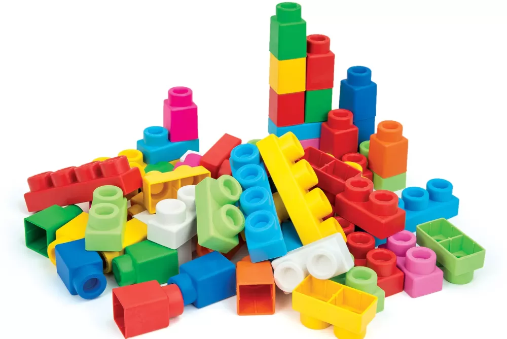 Hot Clementoni 14880 Sacca 60 Pezzi Costruzioni Bambini