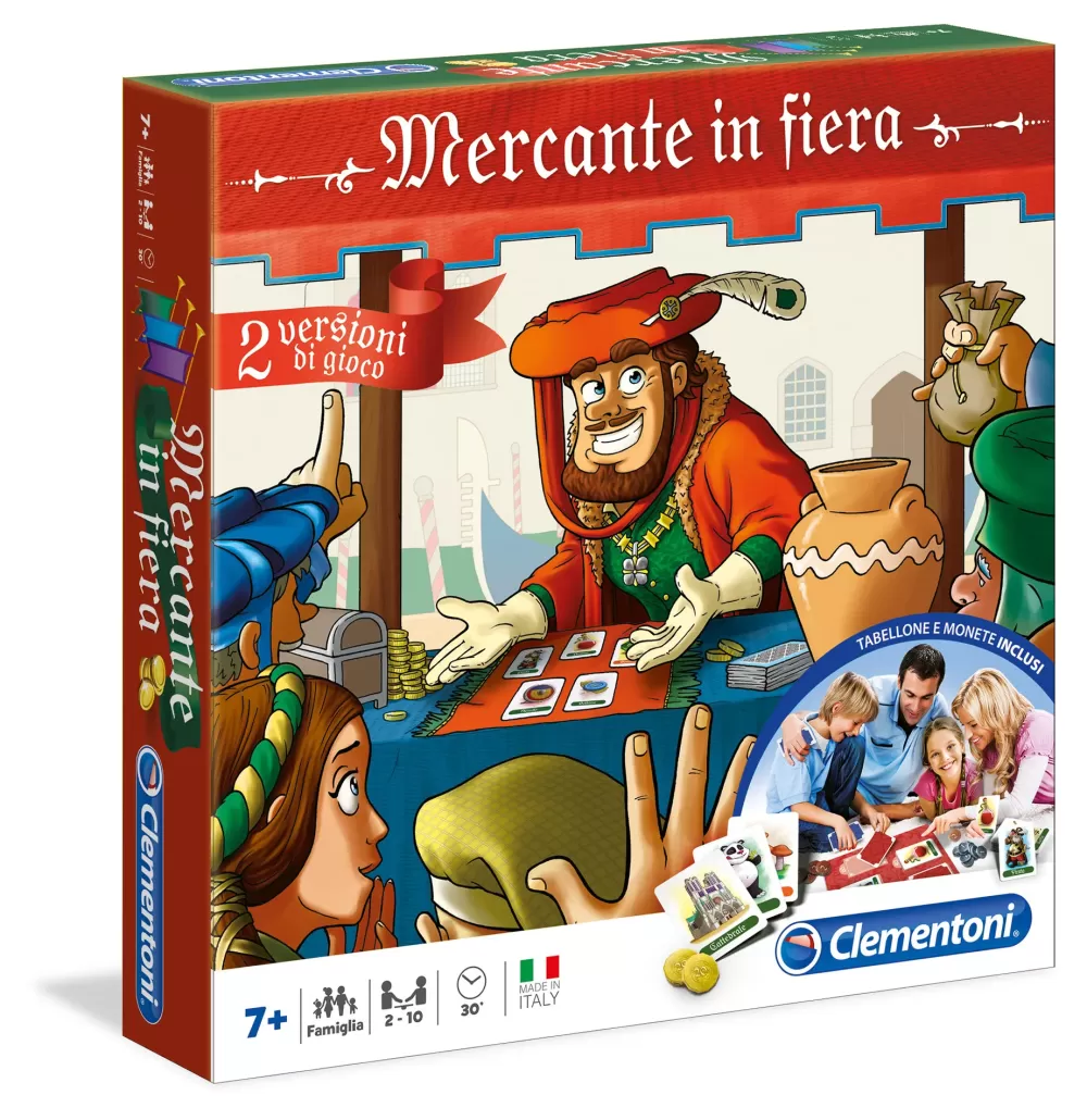 Store Clementoni 16068 Mercante In Fiera Giochi In Scatola Per Famiglia