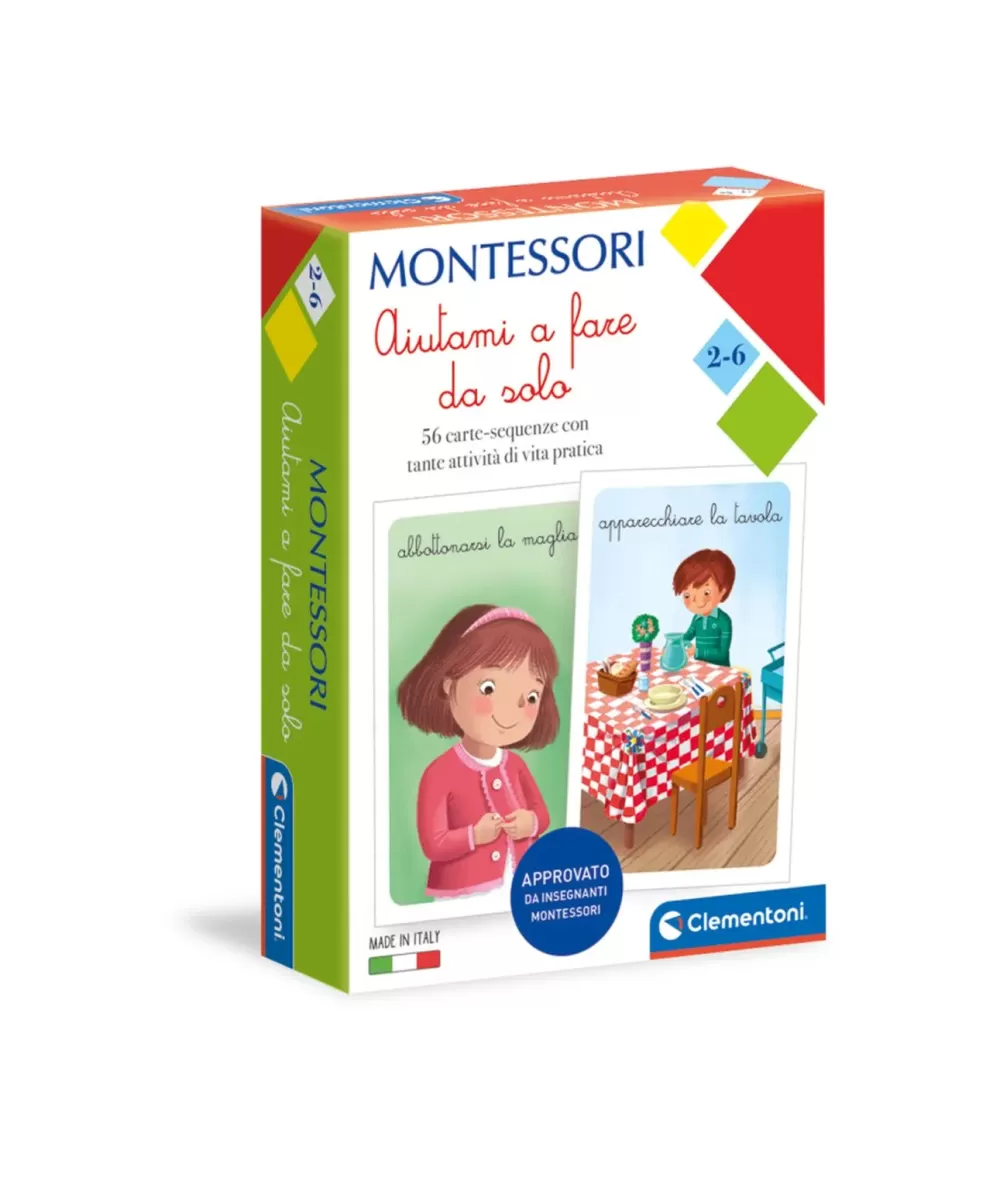 Best Sale 16318 Montessori Carte Aiutami A Fare Da Solo Primi Apprendimenti