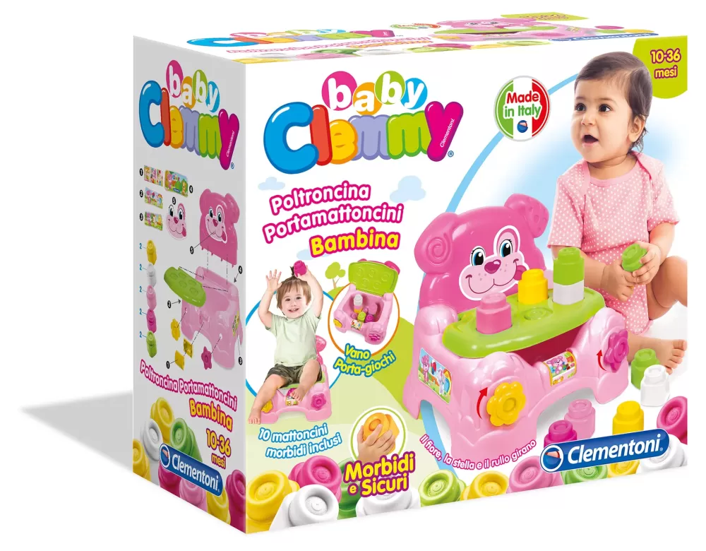 Store Clementoni 17141 Poltroncina Cagnolina Costruzioni Bambini