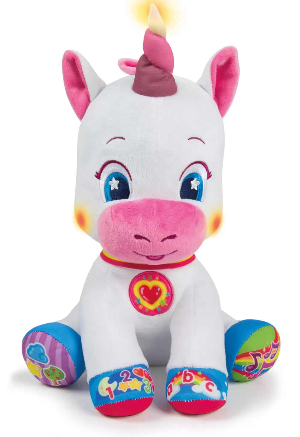Cheap Clementoni 17250 Scintilla L'Unicorno Canta E Brilla Peluche Neonati