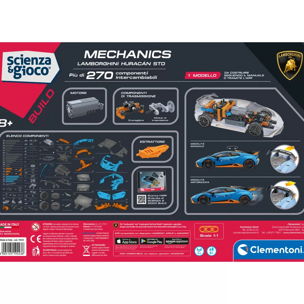 Hot Clementoni 19223 Build Lamborghini Huracan Sto Giochi Stem