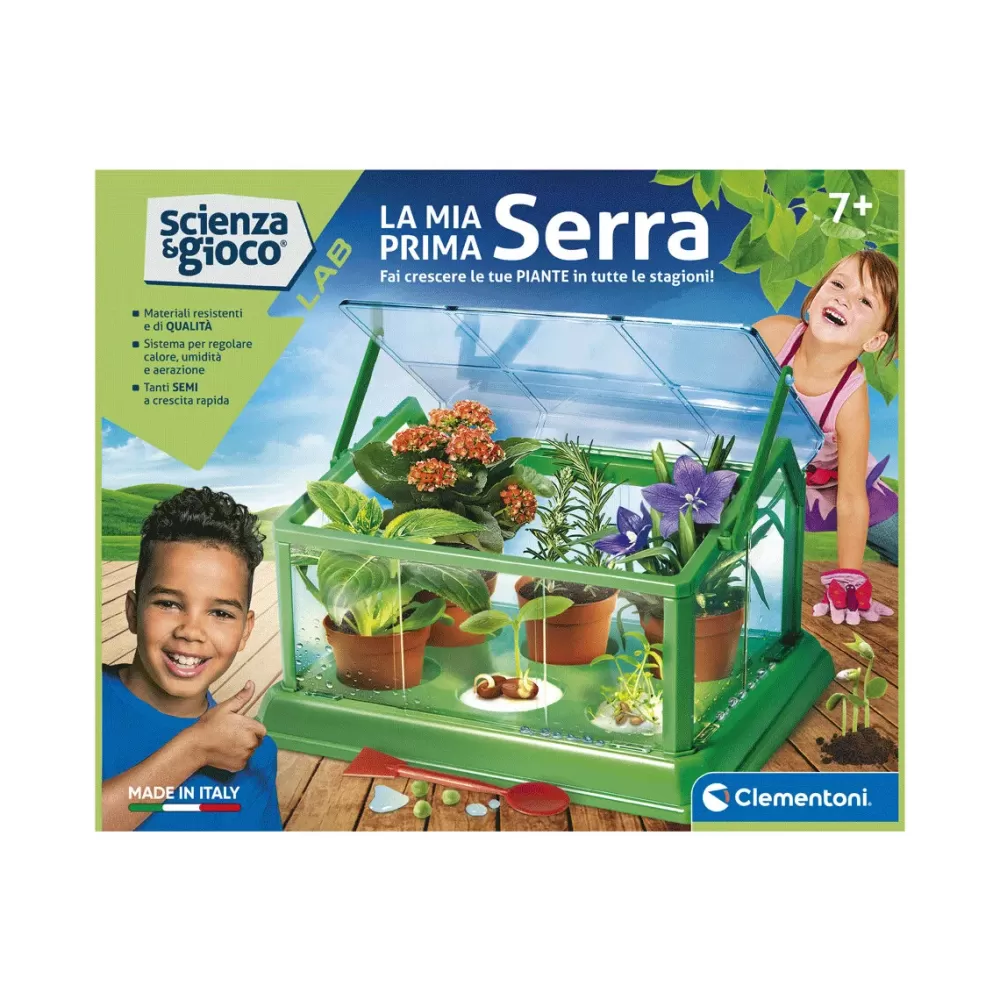 Cheap Clementoni 19348 La Mia Prima Serra Completo Di Serra Assemblabile Giochi Scientifici