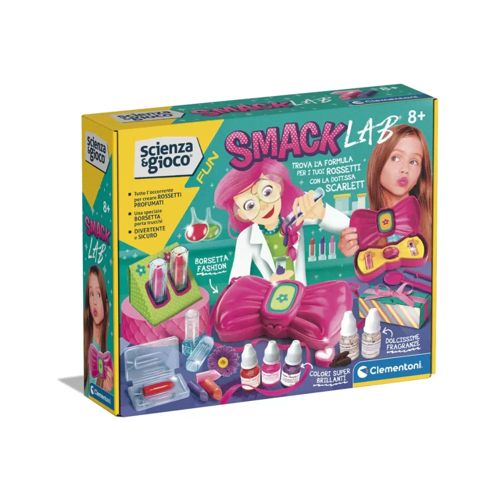 Clearance Clementoni 19353 Smack Lab Ricco Kit Scientifico E Creativo Giochi Scientifici