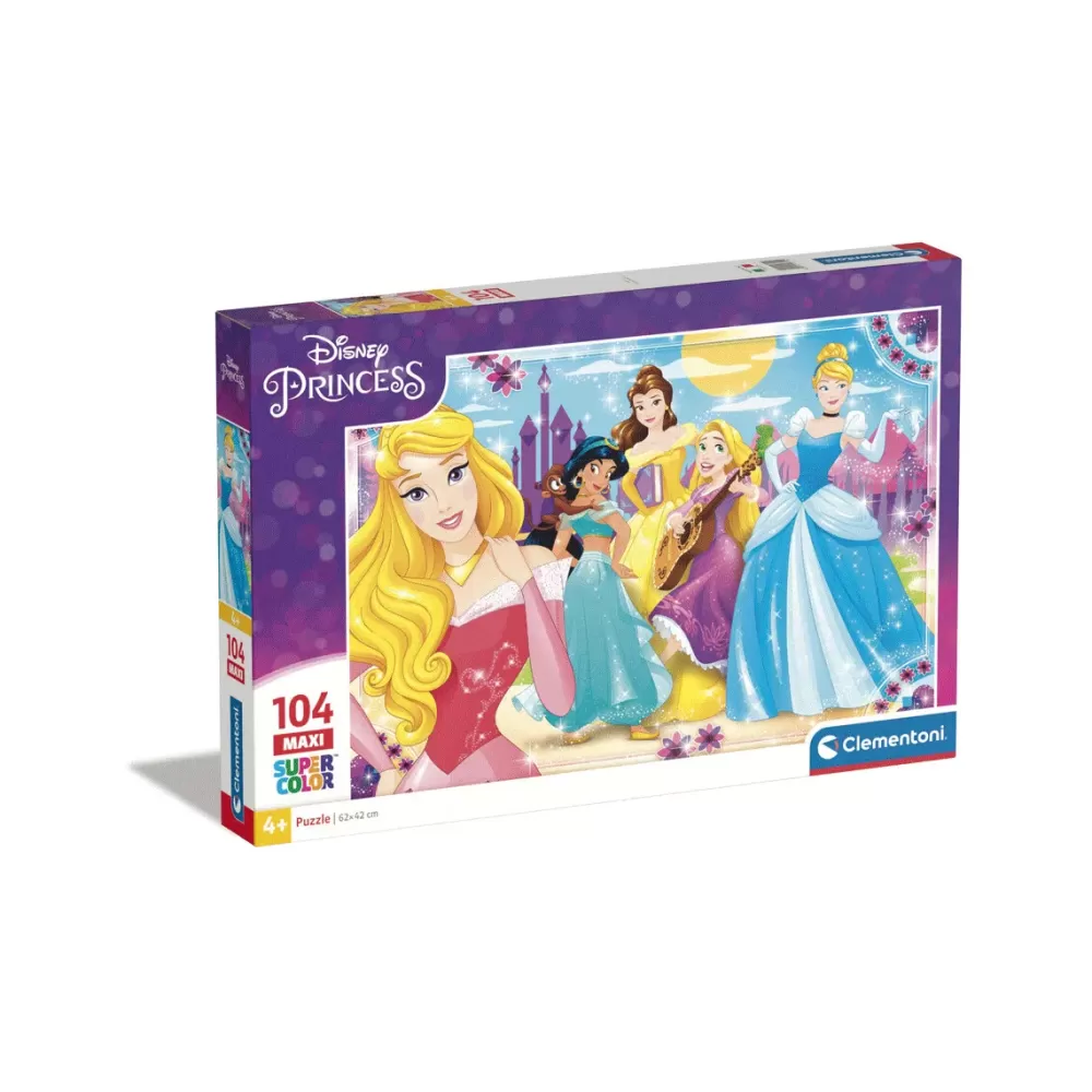 Online Clementoni 23714 Puzzle 104 Maxi Princess 62X42 Cm Puzzle Per Bambini