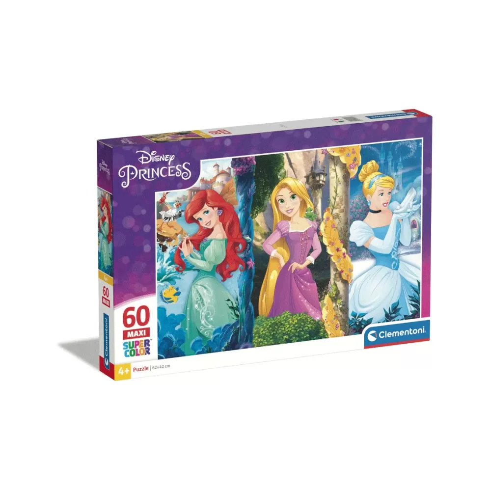 Online Clementoni 26416 Puzzle 60 Maxi Princess 62X42 Cm Puzzle Per Bambini