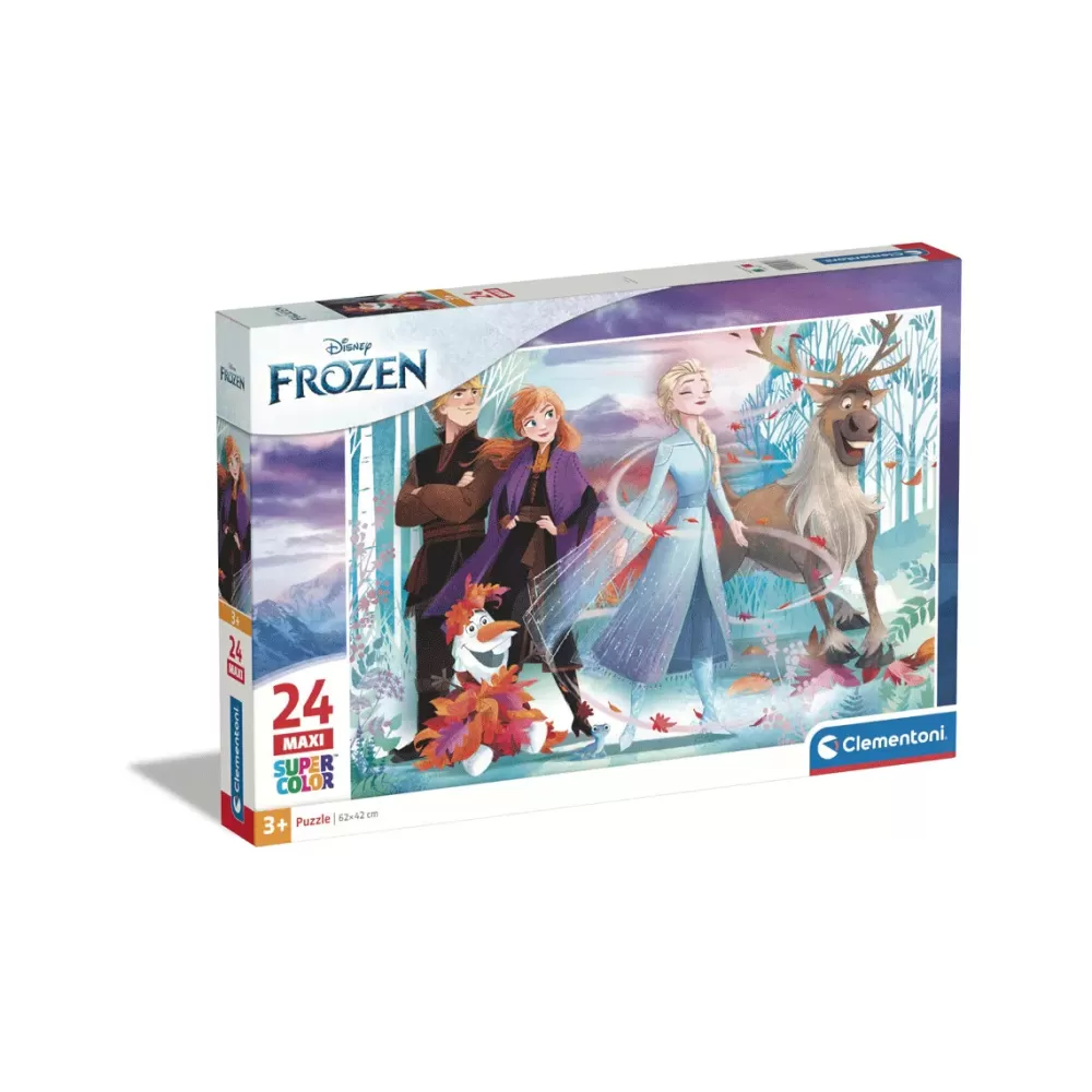Discount Clementoni 28513 Puzzle 24 Maxi 2 Frozen 2 62X42 Cm Puzzle Per Bambini