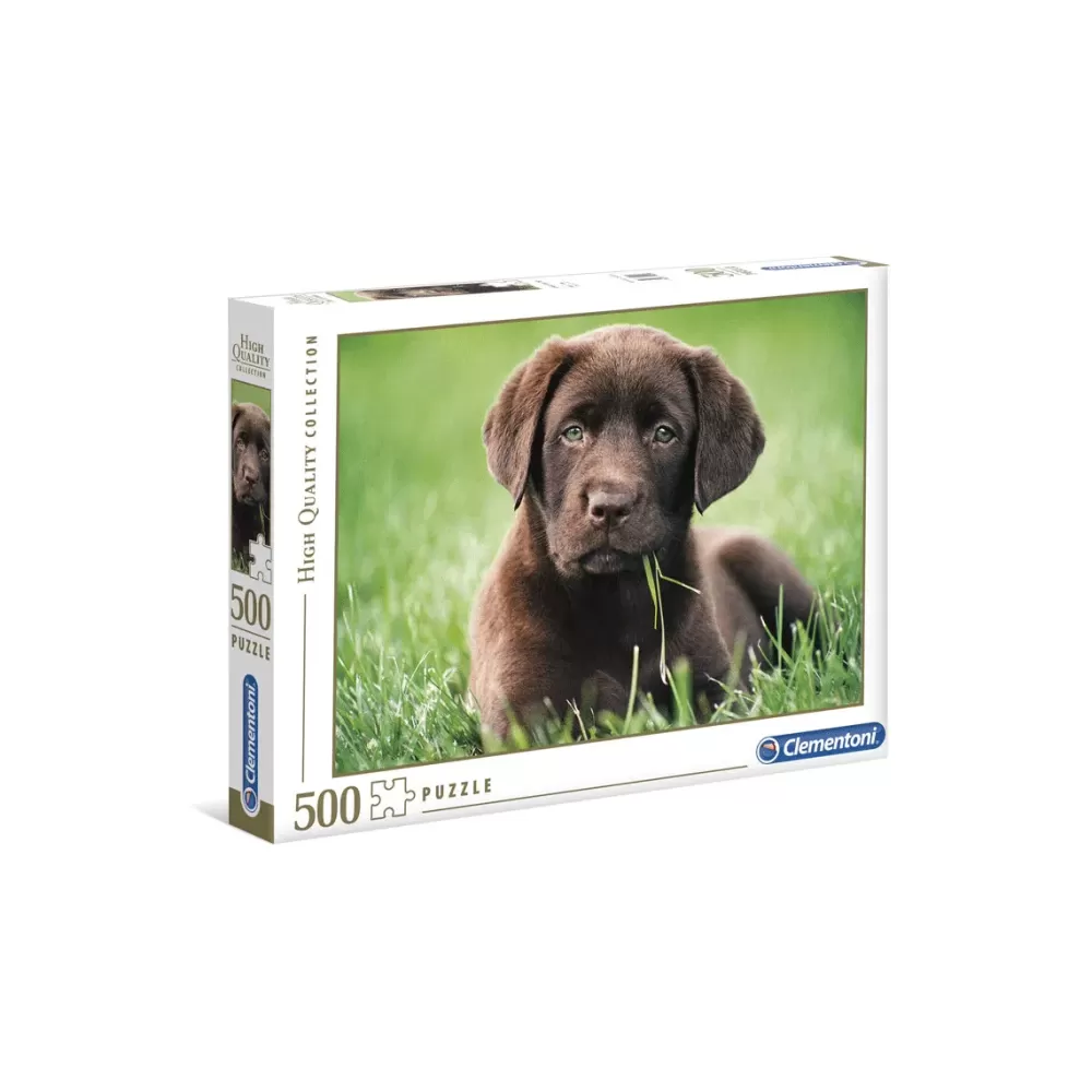 Hot 35072 Puzzle 500 Chocolate Puppy 49 X 36 Cm Puzzle 500 Pezzi
