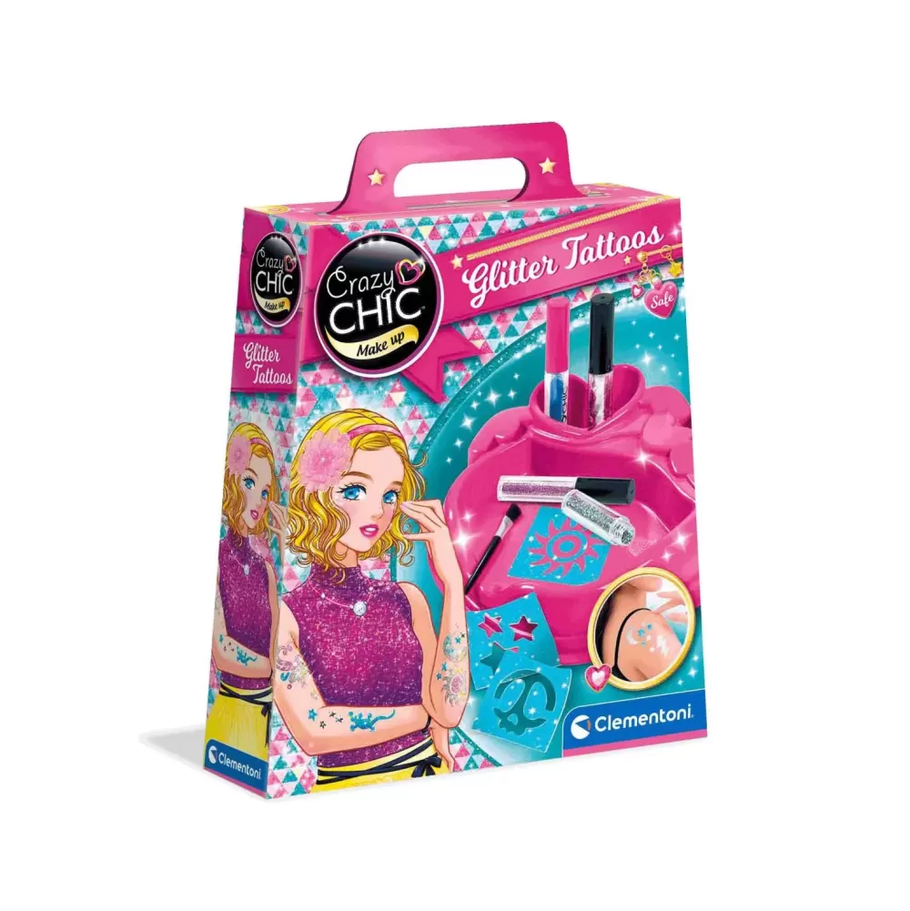 Shop Clementoni Glitter Tattoos, Gioco Creativo Per Bambini Moda, Gioielli, Decorazioni, Cosmetici