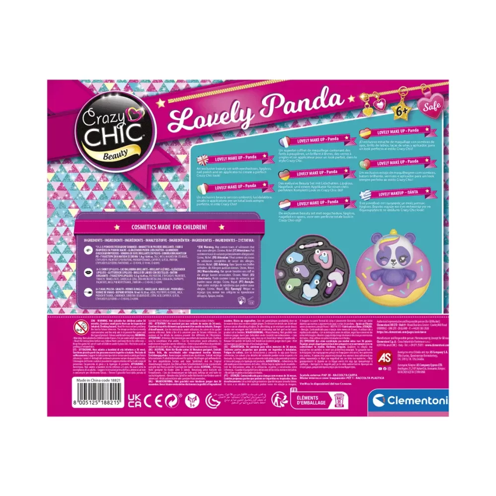 Flash Sale Crazy Chic Lovely Make Up Panda, 18821 Moda, Gioielli, Decorazioni, Cosmetici