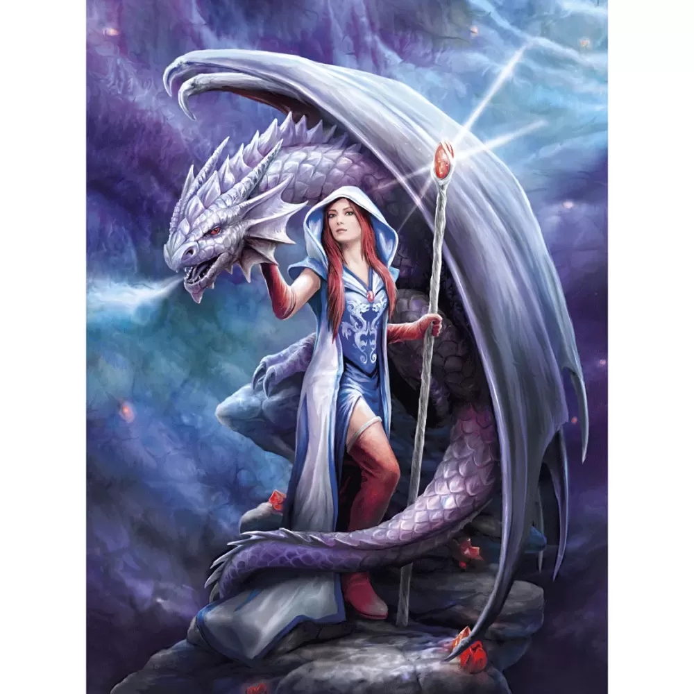Best Sale Puzzle Anne Stokes Dragon Mage 1000 Pezzi, Puzzle Adulti Puzzle 1000 Pezzi