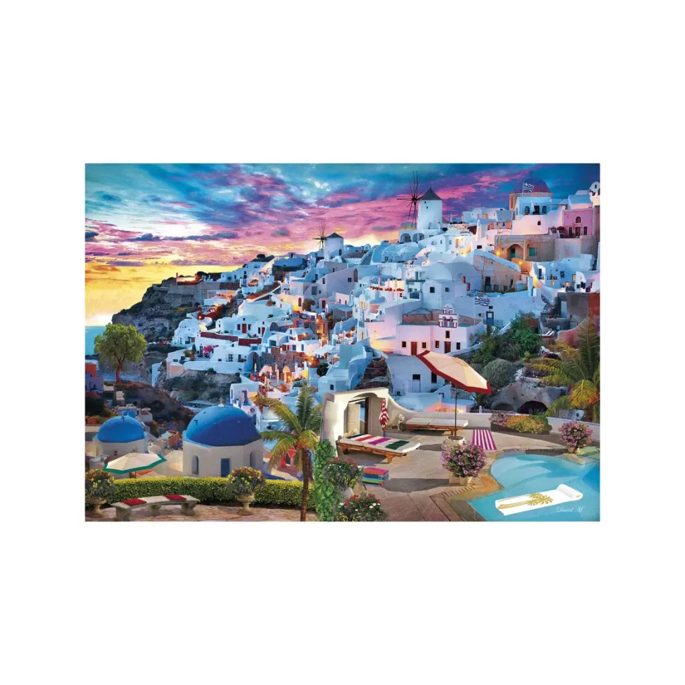 Flash Sale Puzzle High Quality Collection Greece View 500 Pezzi, Puzzle Adulti Puzzle 500 Pezzi