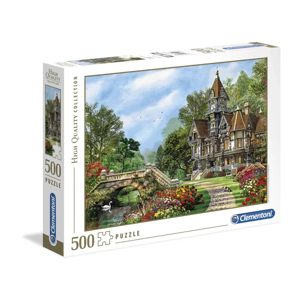 Outlet Puzzle High Quality Collection Old Waterway Cottage 500 Pezzi, Puzzle Adulti Puzzle 500 Pezzi