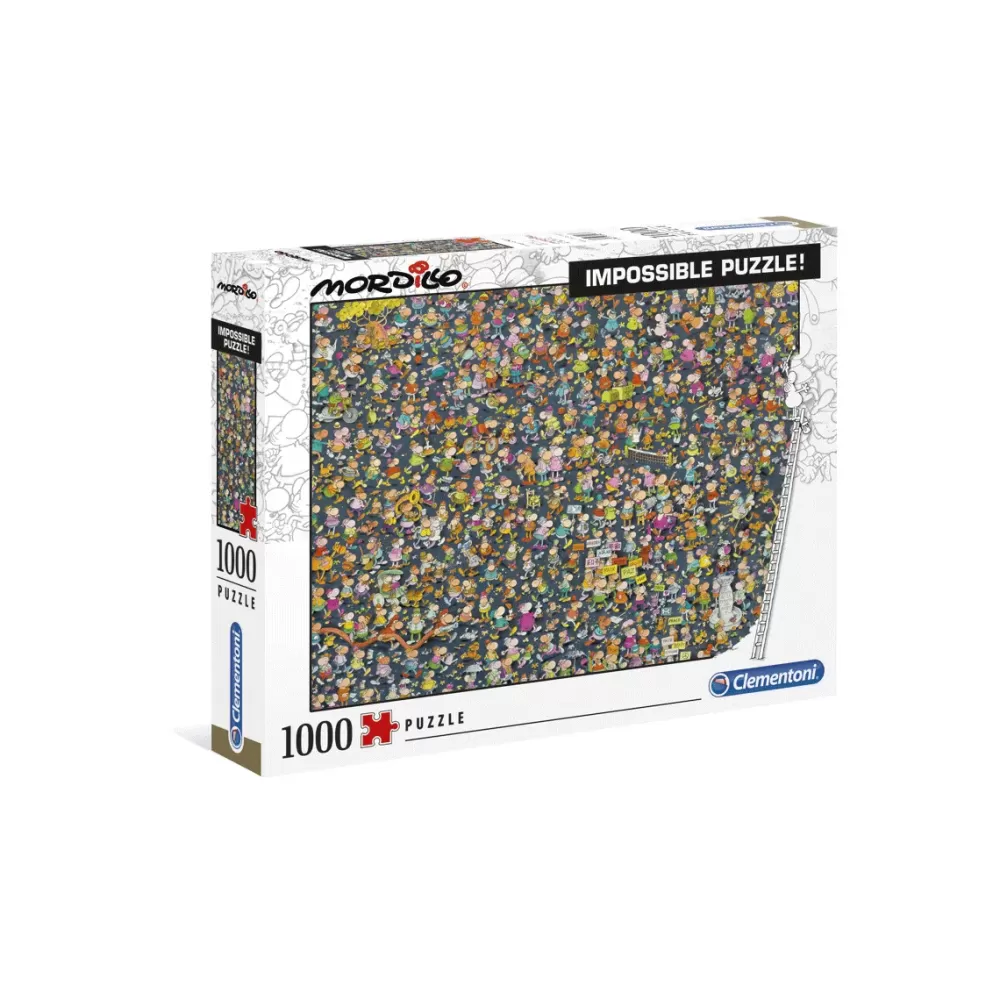 Clearance Puzzle Impossible Mordillo 1000 Pezzi, Puzzle Adulti Puzzle 1000 Pezzi