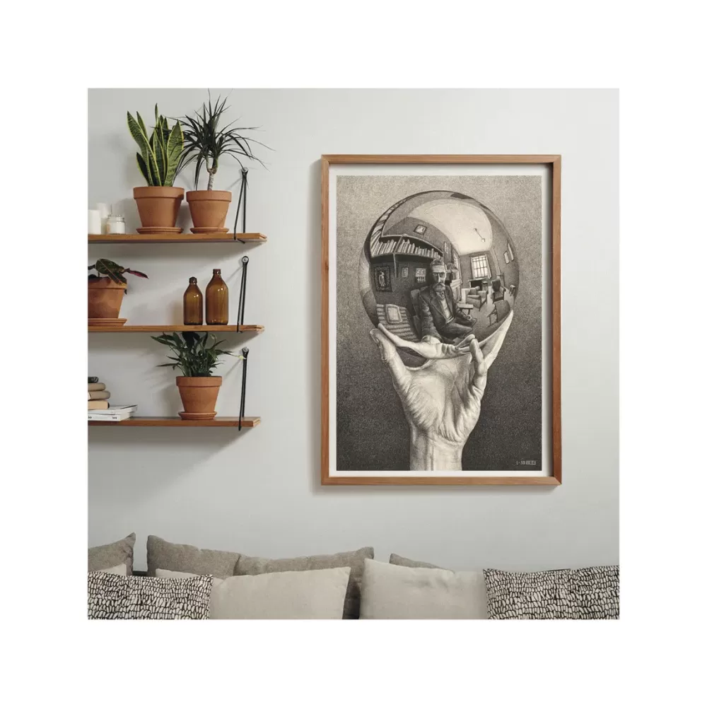 Outlet Puzzle Novo Art Series M. C. Escher, "Hand With Reflecting Sphere" 1000 Pezzi, Puzzle Adulti Puzzle 500 Pezzi