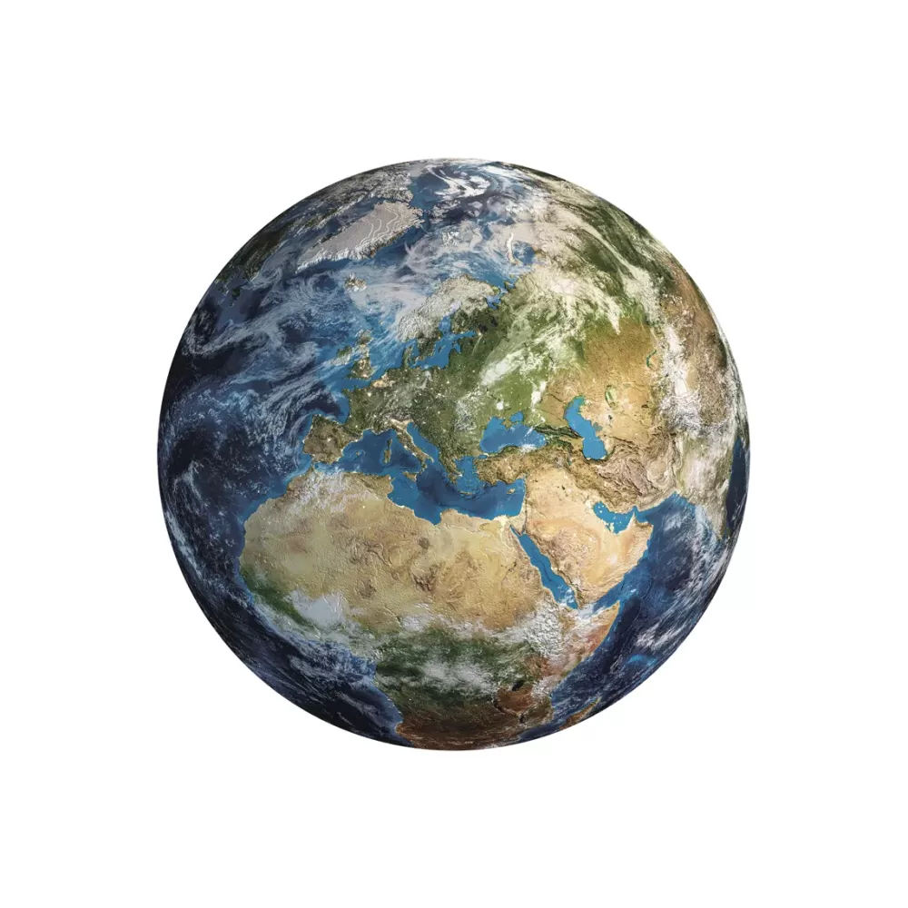 New Puzzle Round Space Collection Earth 500 Pezzi, Puzzle Adulti Puzzle 500 Pezzi