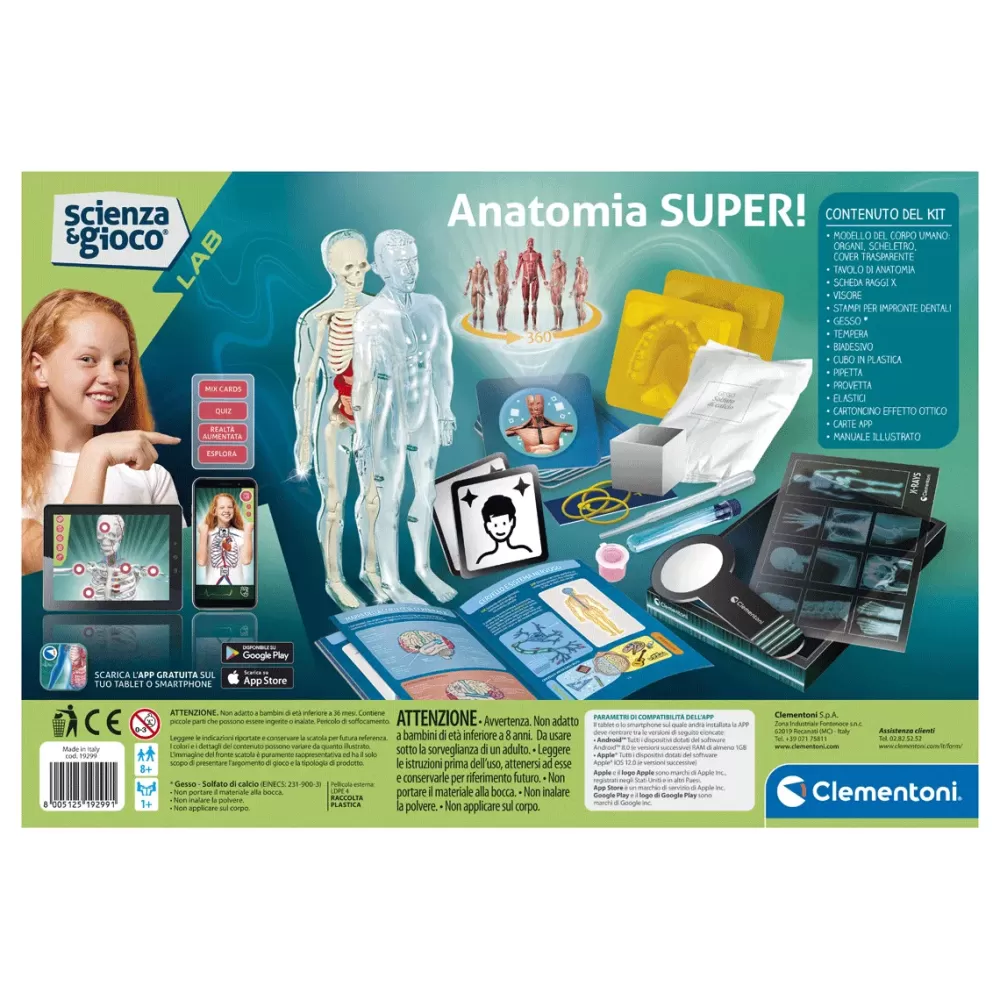 Cheap Clementoni Lab Anatomia Super, Laboratorio Scientifico Giochi Scientifici