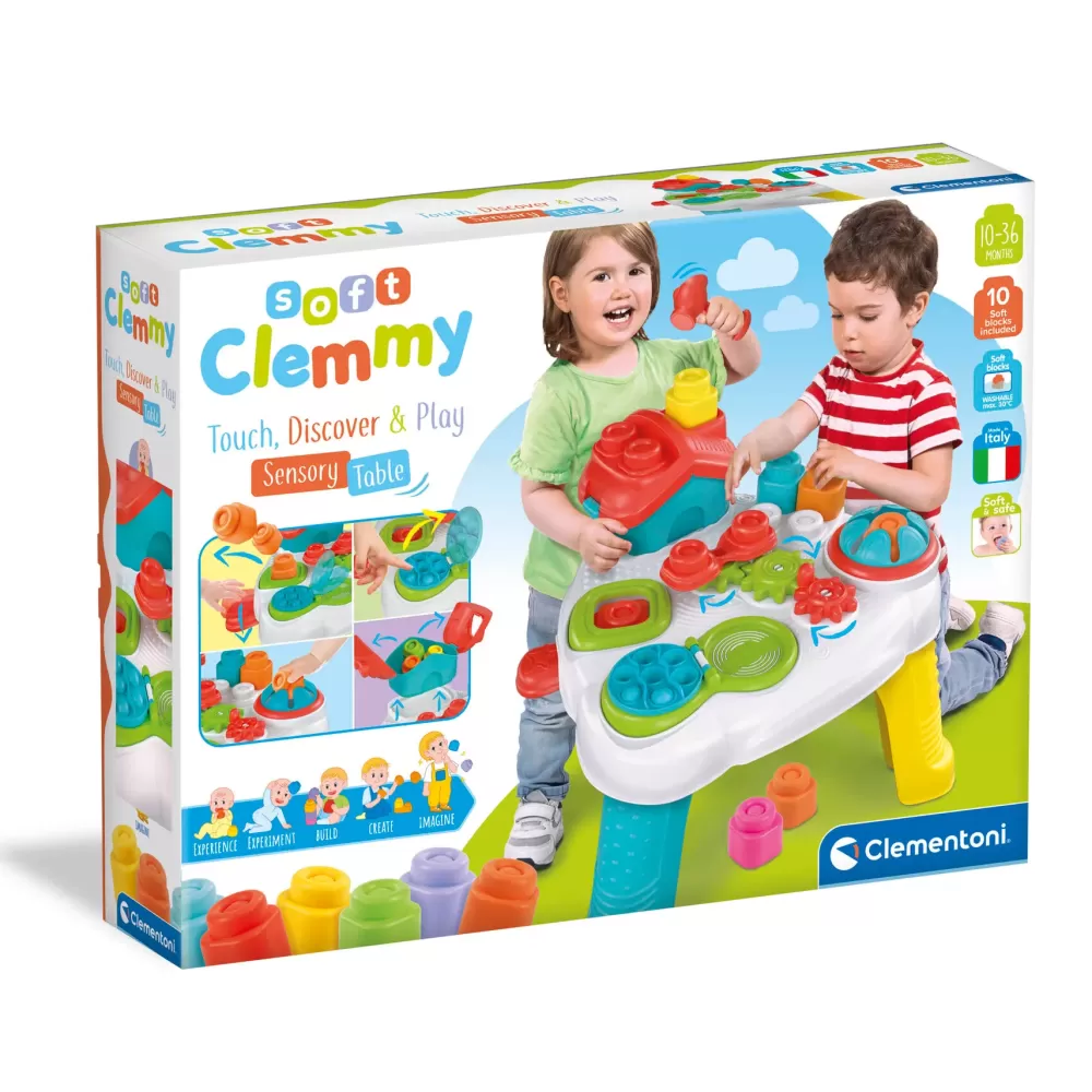 Online Clementoni Soft Touch, Discover & Play Sensory Table Costruzioni Bambini