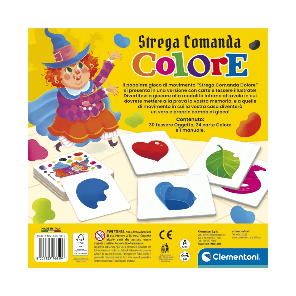 Discount Strega Comanda Colore Gioco Da Tavolo, 16819 Giochi Di Societa Per Bambini