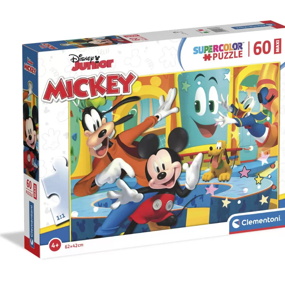 Best Sale Supercolor Puzzle Disney Mickey 60 Maxi Pezzi Puzzle Per Bambini