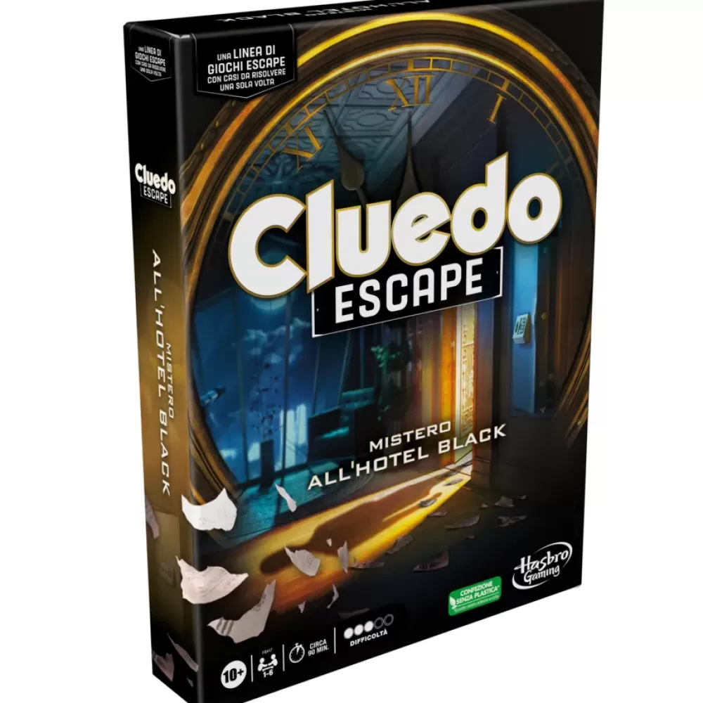 Fashion Cluedo Escape Mistero All'Hotel Black, Gioco Da Tavolo, Giochi In Versione Escape Room Da Risolvere 1 Volta Sola, Giochi Di Mistero, Dai 10 Anni In Su Giochi Di Strategia