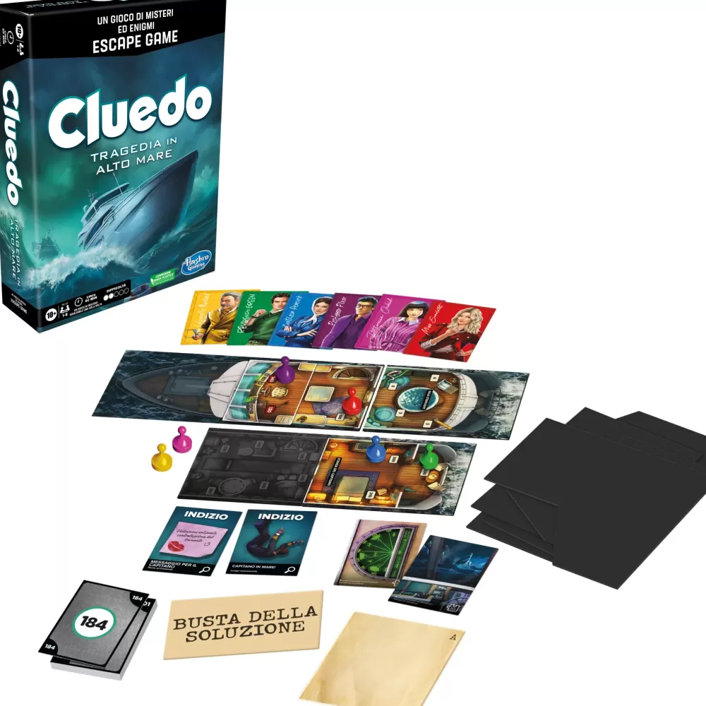 Clearance Cluedo Escape Tragedia In Alto Mare, Un Gioco Di Misteri Ed Enigmi In Versione Escape Game, Gioco Cooperativo Per Le Famiglie Giochi Escape Room Ed Enigmi
