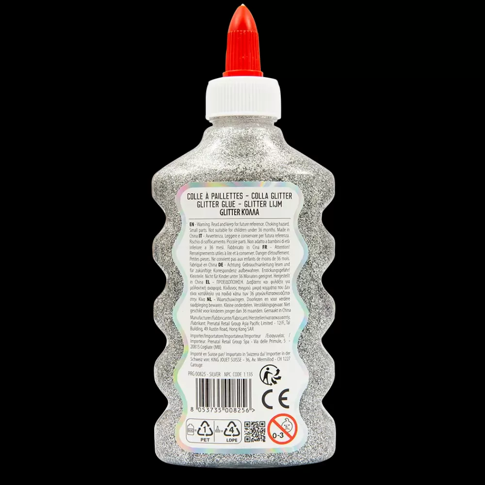 Shop Colla Glitter 177 Ml Argento Mosaici, Sabbia, Glitter